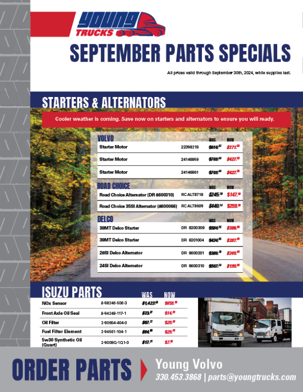 Young Volvo Monthly Parts Specials » Young Volvo